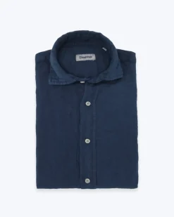 CAMISA DE LINO AZUL SEEMS