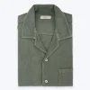 CAMISA DE LINO DE MANGA CORTA SEVENTY
