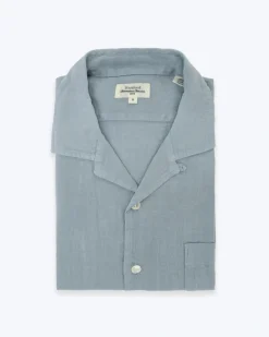 CAMISA DE LINO DE MANGA CORTA HARTFORD