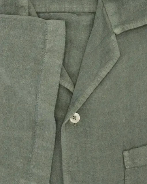 CAMISA DE LINO DE MANGA CORTA SEVENTY