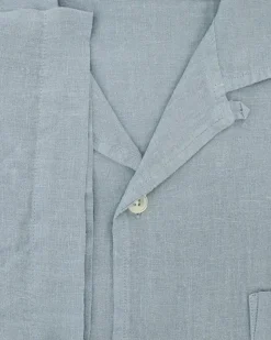 CAMISA DE LINO DE MANGA CORTA HARTFORD