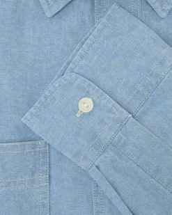 CAMISA DENIM CON BOLSILLOS WOOLRICH