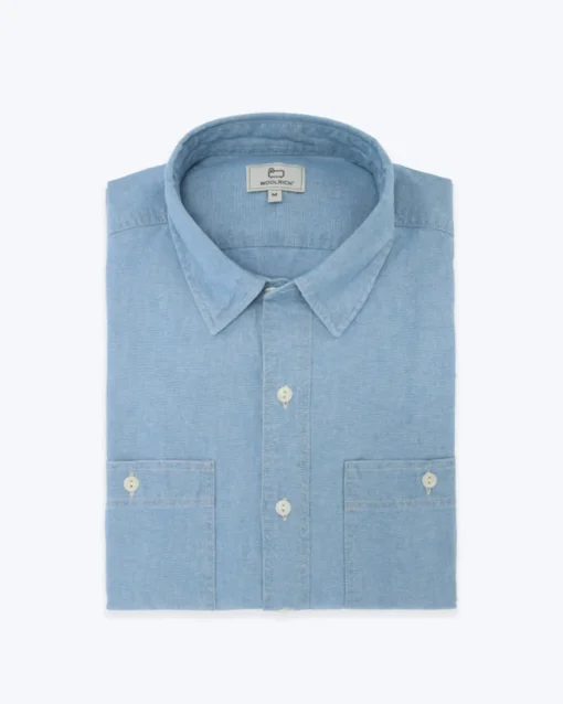 CAMISA DENIM CON BOLSILLOS WOOLRICH
