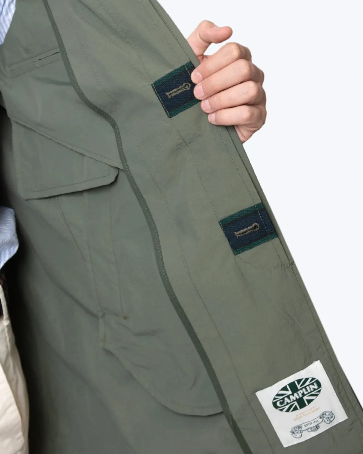 GABARDINA VERDE CAMPLIN