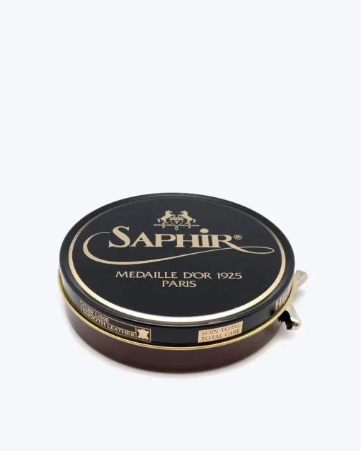LATA CERA MARRÓN MEDIO SAPHIR 100ML