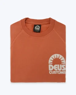 SUDADERA NARANJA DEUS