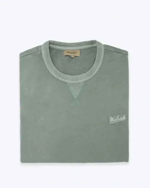 SUDADERA VERDE WOOLRICH